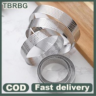 null 5/6/7/8/9/10 CM Perforated Tart Rings With Hole Stainless Steel Tart Bottom Tower Fruit Pie Qui