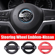 1 Piece Auto Interior Accessories Car Steering Wheel Emblem Sticker for Nissan Navara Almera Sentra 