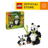 LEGO Creator 3in1 31165 Wild Animals: Panda Family (626 Pieces) Building Blocks Kids Toy