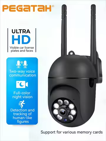 1/2/4pcs 2.4G Wifi IP Wireless Security Surveillance PTZ Cameras 5X Zoom Tracking Two-way Audio 5MP 