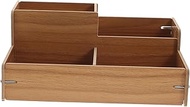 Stationery Storage Box Desk Pen Holder Office Stationary Organizers Stationary Organizer Office Pen Organization Pen Holder with Drawer Wooden Student Pencil Holder Desktop