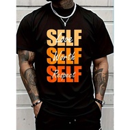 100% Cotton Orange Self-Ish X 3 Orange Color Graphic Orange Vibes Only T-Shirt Women's Men Graphic T