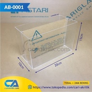 Acrylic Aquarium / Solitaire Size. 20Cm x 10Cm x 15Cm