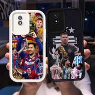 Z-13 Messi 10 White Black Case Casing for VIVO Y02t Y02a Y02 V30E V30 Pro 5G Case
