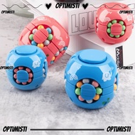 OPTIMISTIVF Rotating Ball, Rotating Ball  Magic Bean Cube Spinner, Finger Gyro Plastics Finger Spinn