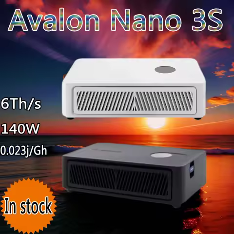 New Canaan Avalon Nano 3S 6Th/s 140W BTC Miner Cheep Bitcoin Miner Home Office Heater with PSU for H