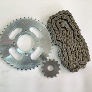 Suzuki Compatible Motorcycle Parts GS125 GN125 Chain and Sprocket Set