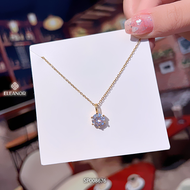 Dây chuyền cho nữ Eleanor Accessories đính đá basic phụ kiện trang sức vòng cổ 7796