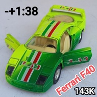 Diecast Vintage Scale 38 Ferrari F40 Loose Junk