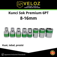 Live Veloz Socket Wrench 8-16mm 6PT DR 1⁄2 inch Chrome Vanadium Steel