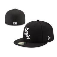 Vintage MLB Chicago White Sox Fitted Hat 59FIFTY Era Cap Full Close Back Caps Men Women Outdoor Spor