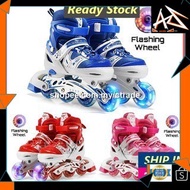 MALAYSIA UP📣(AZWAR SHOP) Realeos Kids Inline Skate Roller Skate Shoes Hand Carry Bag Rollerblade Bud