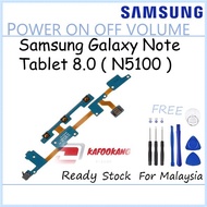 Original Samsung Galaxy Tablet Note 8.0 ( N5100 ) Power On Off Volume Up Down Button Flex Cable Ribbon + Opening Tools