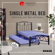 [LOCAL SELLER] SHASA SINGLE METAL BED FRAME (FREE DELIVERY AND INSTALLATION)
