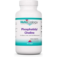 Nutricology Phosphatidyl Choline Supplement - Lecithin Capsules, Digestive Enzymes for, Fat Digestio