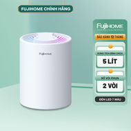 Máy phun sương tạo ẩm FUJIHOME HM05A dung tích lớn 2 vòi phun tích hợp đèn Led 7 màu - Bảo hành đi