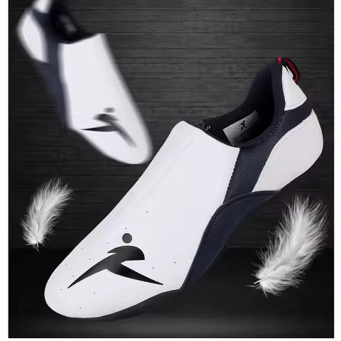 Thick Soft Sole Breathable Men Martial Arts Kung Fu Boxing Shoes Adult Kids Wear-Resistant Taekwondo