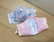 幾何花卉/兩用式立體口罩/口罩套