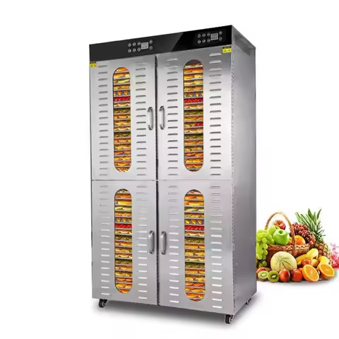 80-Layer Industrial Dehydration Machine Ready to Ship 304 Stainless Steel Food Dehydrator for Fruit 
