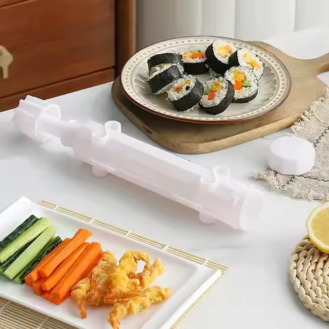Easy Gimbap Making Machine Sushi Maker Striped Sushi Mold Kitchen Supplies Laver-Wrappedrice Rice Ro