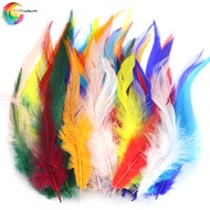 Chicken Feather Multicolor diy Pointed Feather Clothing Accessories Accessories Dream Catcher Decora