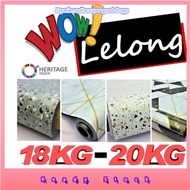 Exclusive to MalaysiaTikar Getah 20m x 1.83m (6 kaki) Tebal 0.4mm PVC Vinyl Carpet Flooring Rug Mat 
