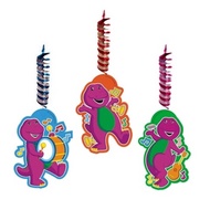 [SG SELLER] Barney Dinosaur Decoration Party Supplies Streamers Banner