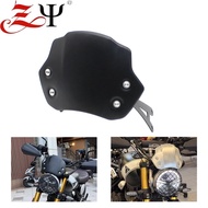 Motorcycle Aluminum Windscreen Windshield For Speed400 Scrambler400 X Speed 400 Scrambler 400X 2024-