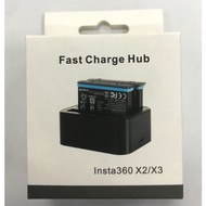 FAST CHARGING HUB FOR INSTA360 ONE X2/ INSTA360 X3 charger / X4 BATTERY X4 CHARGER
