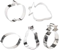 patisse 13800 - Set of 5 Oceans Cookie Cutters - Shark, Lobster, Penguin, Seahorse, Whale - Height 2