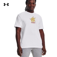 安德玛（UNDERARMOUR）库里Curry X 芝麻街男子篮球运动短袖T恤1369623 白色100 L