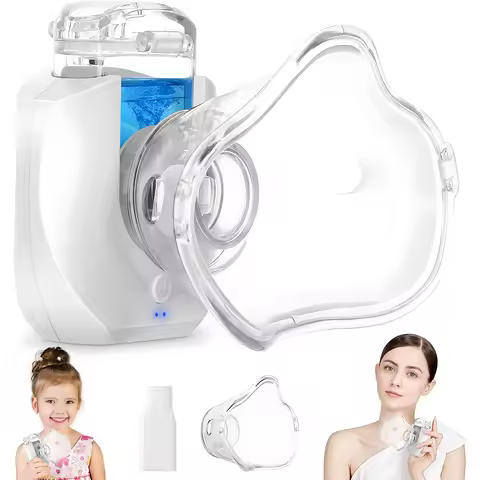 USB Rechargeable Handheld Mini Portable Inhale Nebulizer Mesh Atomizer Inhaler Nebuliser Inhalator f