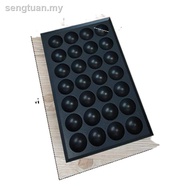 ℡﹉【NEW ARRIVAL】 Kuali panggang gurita Octopus dumplings grill pan 【Ready Stock】 takoyaki kichen Produk baru bebola ikan bola kecil gas elektrik panggangan asli dapur mesin komersial aluminium tidak lekat tebal hitam