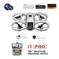 i1PRO Drone Aerial Camera 4K RC Airplane Hovering Quadcopter Dual Camera Lights Drone