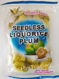Seedless Liquorice Plum 化核甘草李饼 Manisan Aneka Buah Kering (400g)