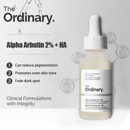 The Ordinary Alpha Arbutin 2%+HA 30ml เซรั่มลดเลือนริ้วรอย เซรั่มบำรุงหน้า ลดเลือนริ้วรอยร่องลึก ไวท์เทนนิ่ง ไบร์ทเทนนิ่ง ควบคุมความมัน