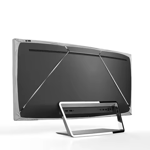 TV Dust Cover Compatible with For Most 43 49 55 65 Inch LED LCD Smart TVs Featuring Soft Stretch Fab