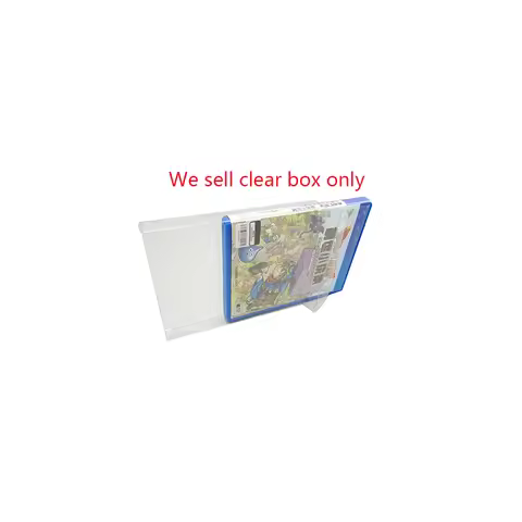 Clear Transparent PET case for PSV for PS VITA game storage protection collection display box