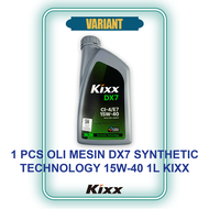 Oli Mesin Oil DX7 15W-40 API CI-4/SL ACEA E7 Synthetic Technology 4 L 4000ml Kixx
