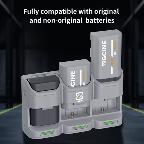 ZGCINE FZ100 LPE6 Camera Battery Charger With Card Slots For SONY NP-FZ100 A7M4 A7R5 A7C A6700 LPE6N