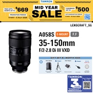 Tamron 35-150mm F2-2.8 Di III VXD Lens [A058S] for Sony FE | Tamron Singapore Warranty
