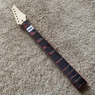 Original and Genuine Ibanez Guitar Neck GIO Series Unfinished 648 Scales 24 Frets Right Hand Red Sha