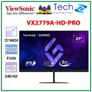 ViewSonic VX2779A-HD-PRO Gaming Monitor (27 inch - IPS - FHD - 240Hz - 1ms)