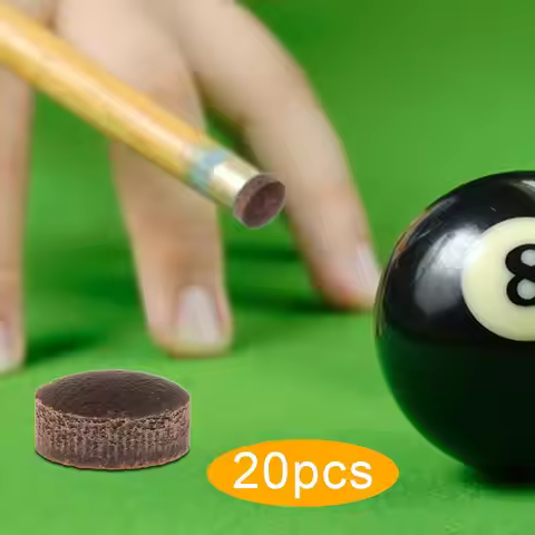Billiard Pool Cue Tips PU Leather Spare Parts Snooker Cue Tip Billiard Accessories Billiard Game Rep