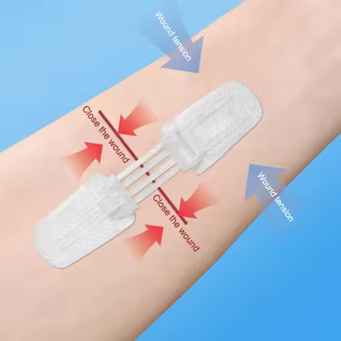 New Zipper Band-aid Painless Wound Closure Patch Suture-free Wound Dressing Patches Zip Suture Reduc