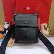 NEW RAV DESIGN ORIGINAL 1 BAG 2WAYS GENUINE LEATHER SLING Bag /WAIST BAG