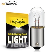 Ruiandsion BA9S Halogen Bulbs 6.3V 12V T4W W6W Auto Interior Light Bulb for Dash Trunk Warm White