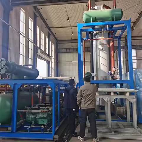 1T 5Ton 10Ton 20T Tube Ice Machine Industrial Ice Tube Machine 10T Tube Ice Making Machine for Sale 