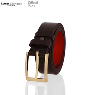 Louis Montini (BURANO) เข็มขัดผู้ชาย เข็มขัดหนังวัวแท้  Mens Belt MGN183