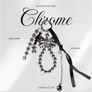 [AVAILABLE] Y2K Bag Charm Chaein.club | Chrome Chrome | Personalized Silver Star Bow Handbag Accesso